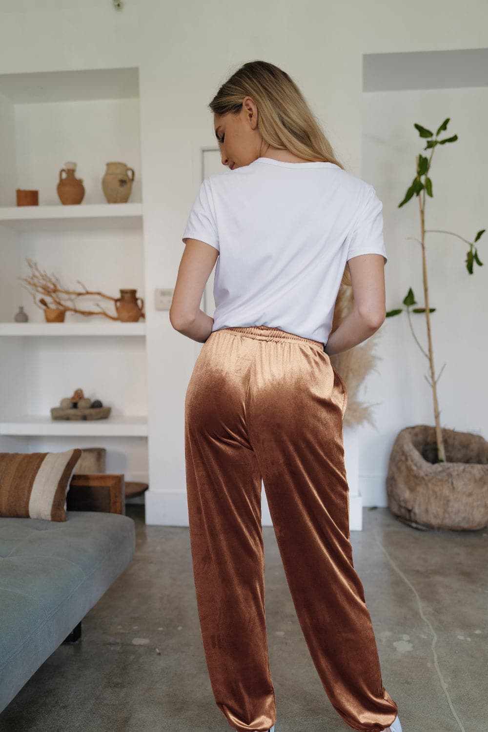 Sheer joggers with pockets - S to XL - Love Salve 