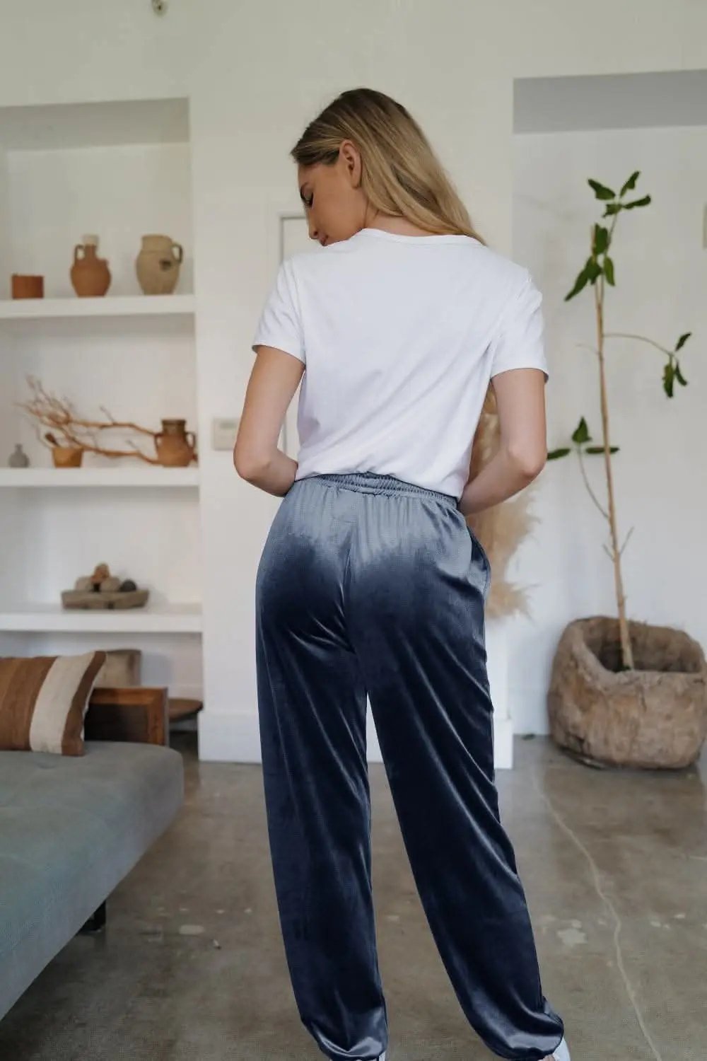 Sheer joggers with pockets - S to XL - Love Salve 