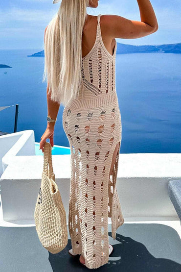 Sheer sleeveless tunic cover-up - Love Salve 