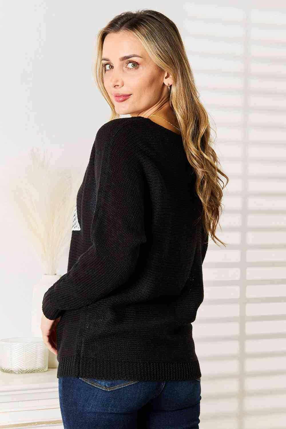 Shimmering sequin dolman sweater - Love Salve 