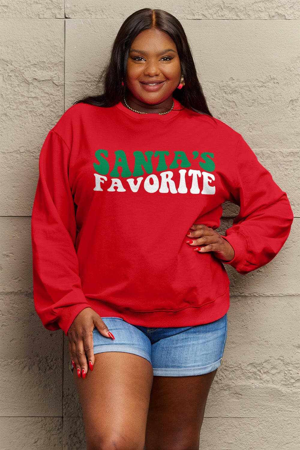 Simply Love Santa Sweatshirt - Love Salve 