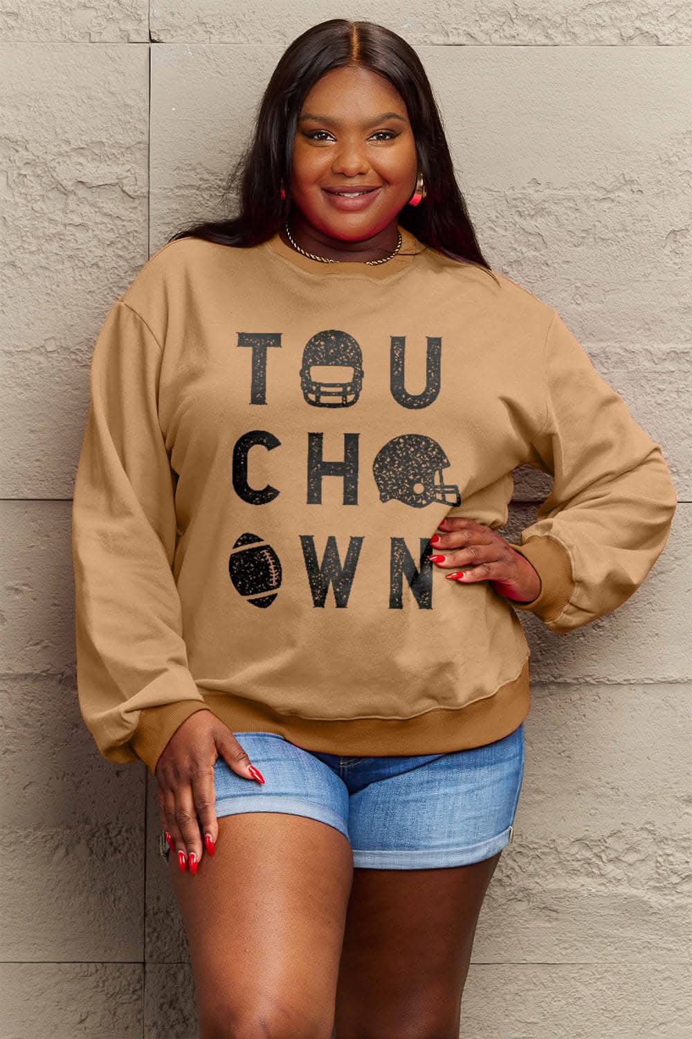 Simply Love Touchdown Sweatshirt 
