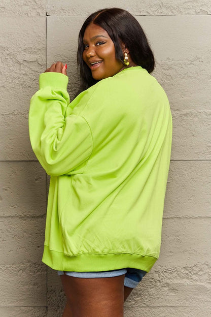 Simply Love fall graphic sweatshirt 