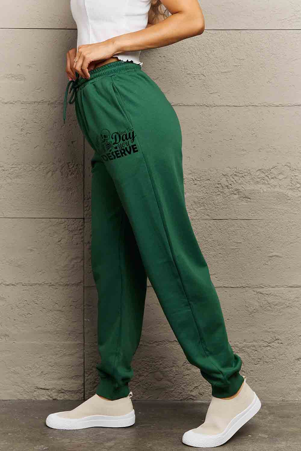 Simply Love graphic sweatpants 