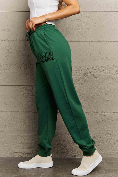 Simply Love graphic sweatpants 