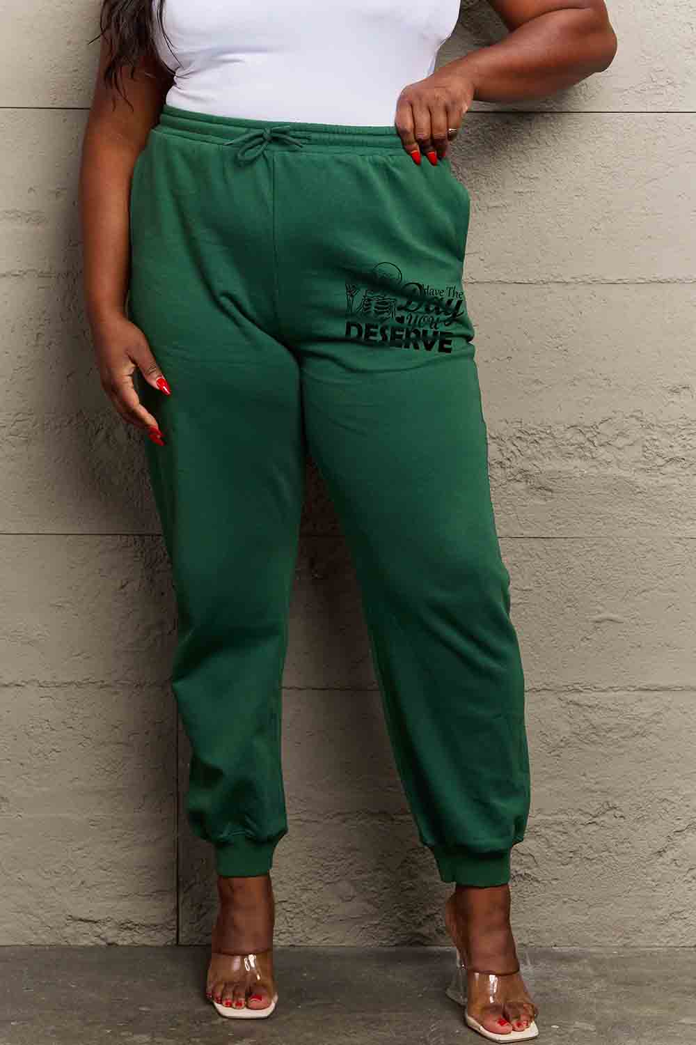 Simply Love graphic sweatpants 