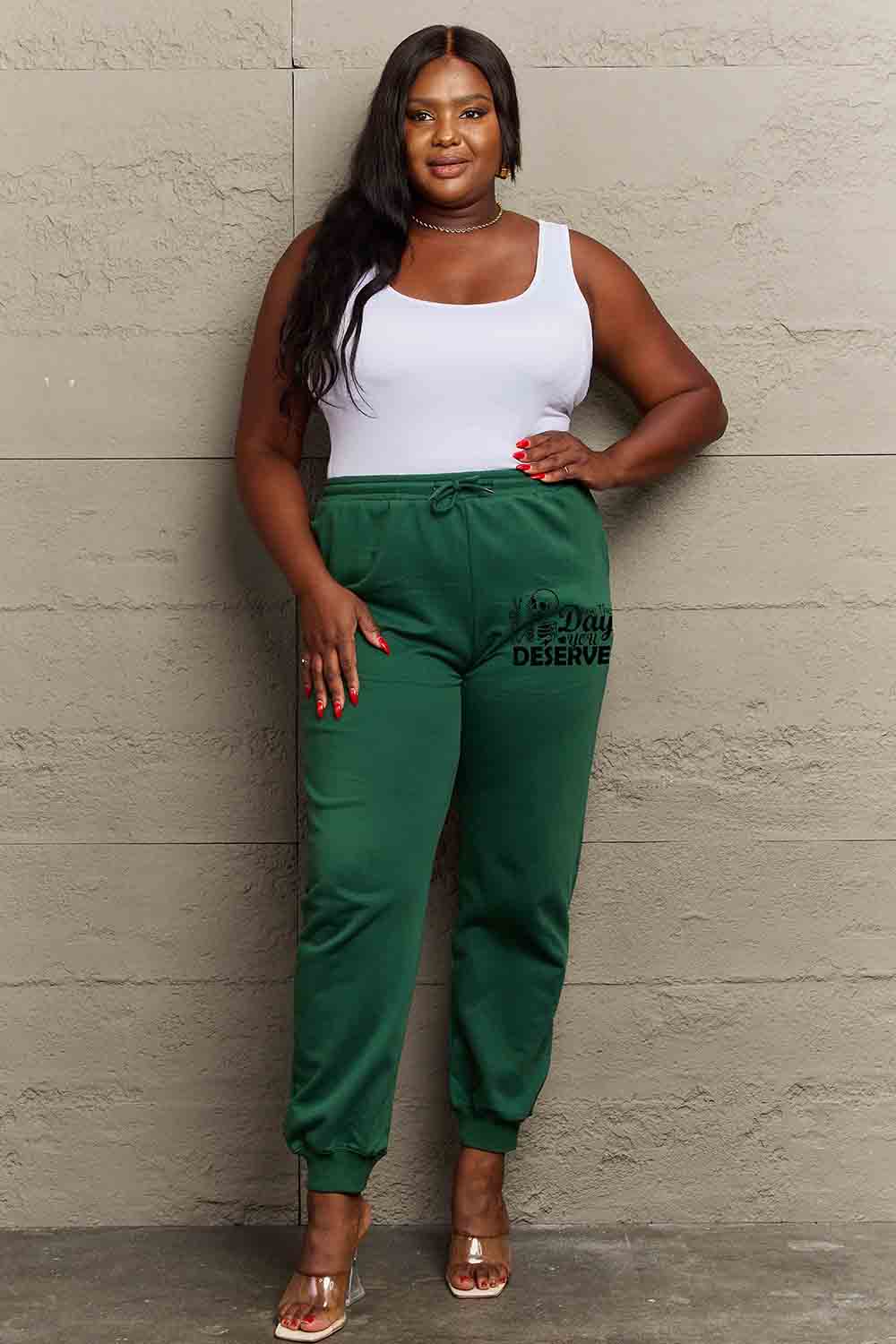 Simply Love graphic sweatpants 