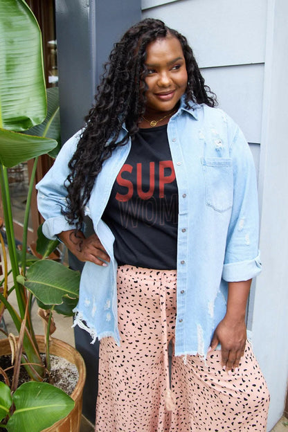 Simply Love superwoman tee - Love Salve 