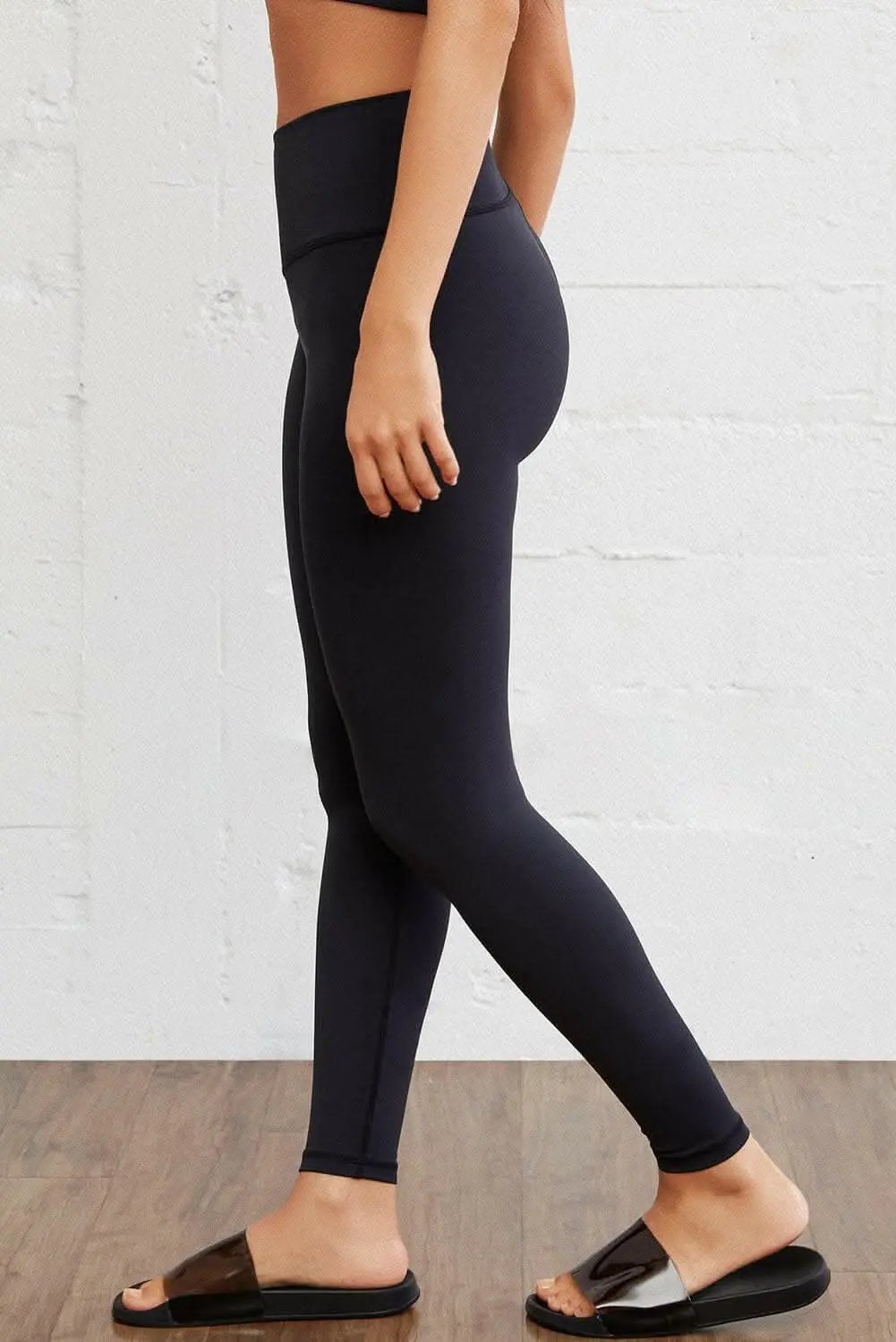 Sleek athletic leggings with wide band - Love Salve 