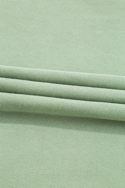 Smoke green drop shoulder sweatshirt - Love Salve 