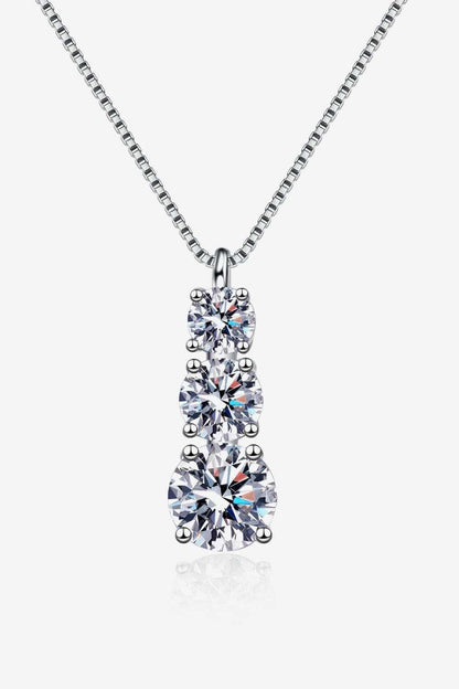 Sparkling moissanite necklace - Love Salve 