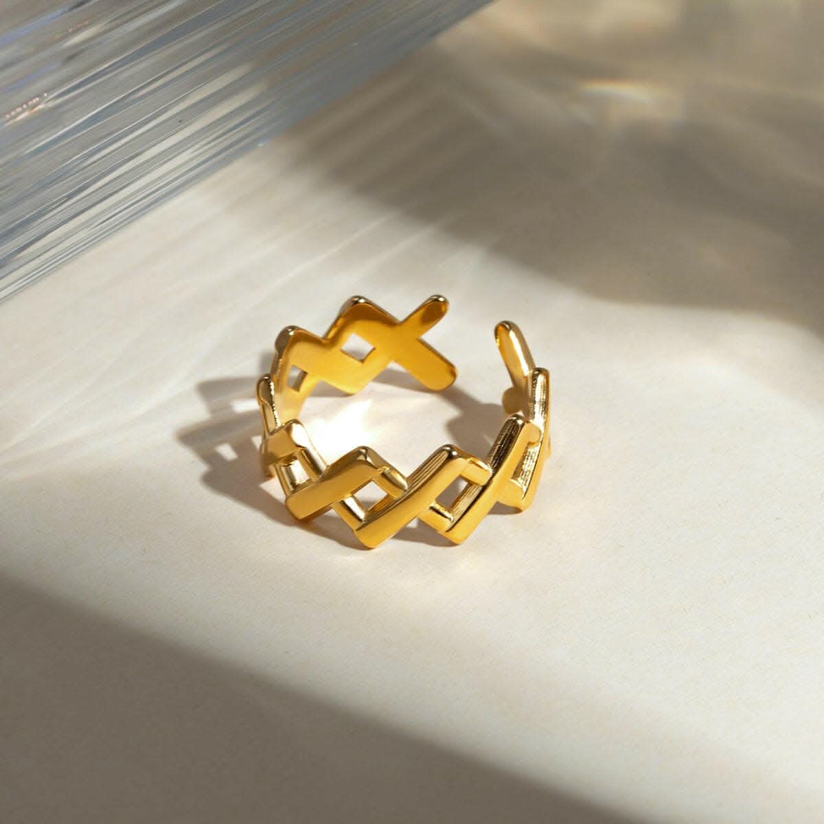 Stainless steel cutout ring - adjustable 