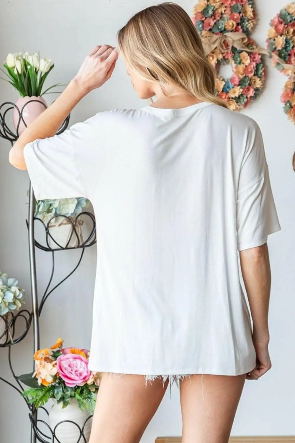 Starlight Chic Patch Short Sleeve Tee - Love Salve 