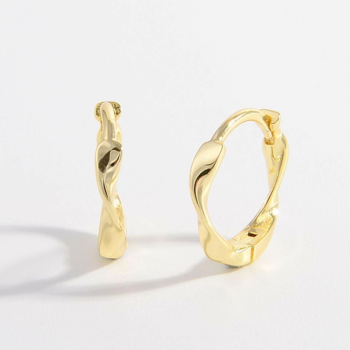 Sterling silver hoop earrings - Love Salve 