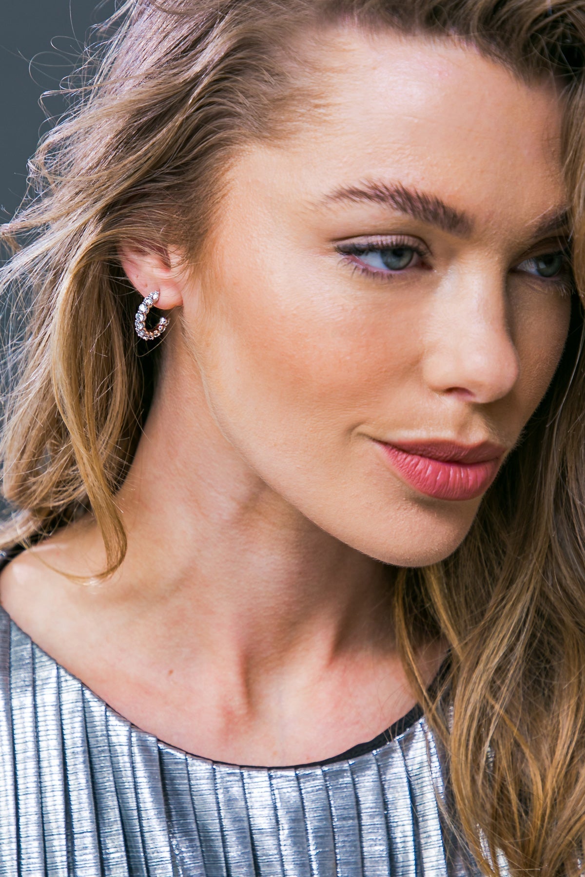 RUBY HOOP EARRINGS Flying Tomato