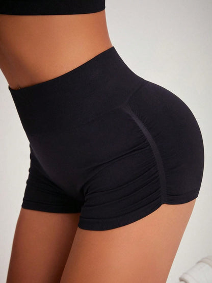 Stylish High Waist Active Shorts 
