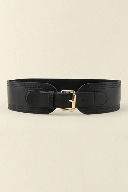 Stylish PU Elastic Belt - 25.6 in 