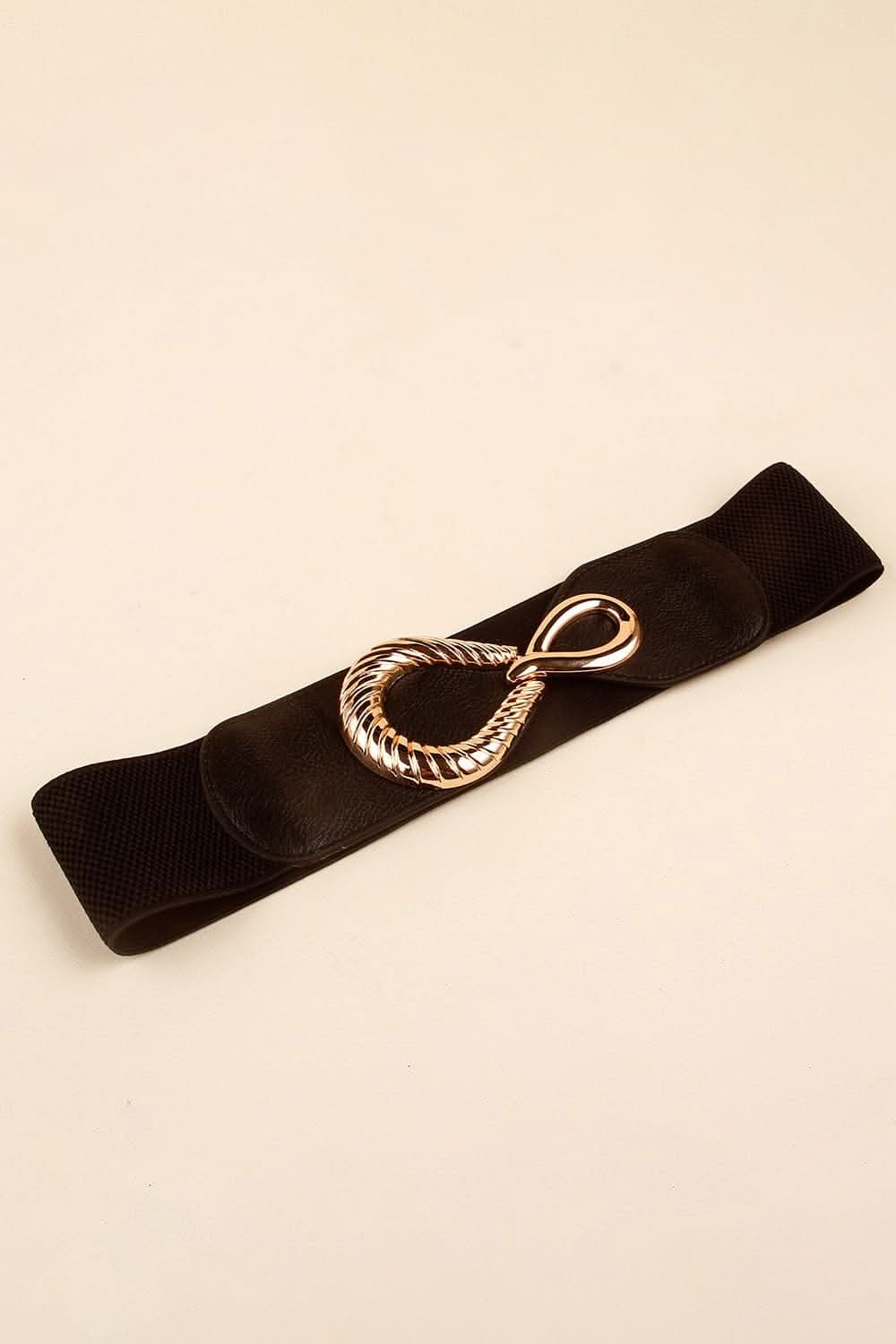 Stylish alloy buckle elastic belt 
