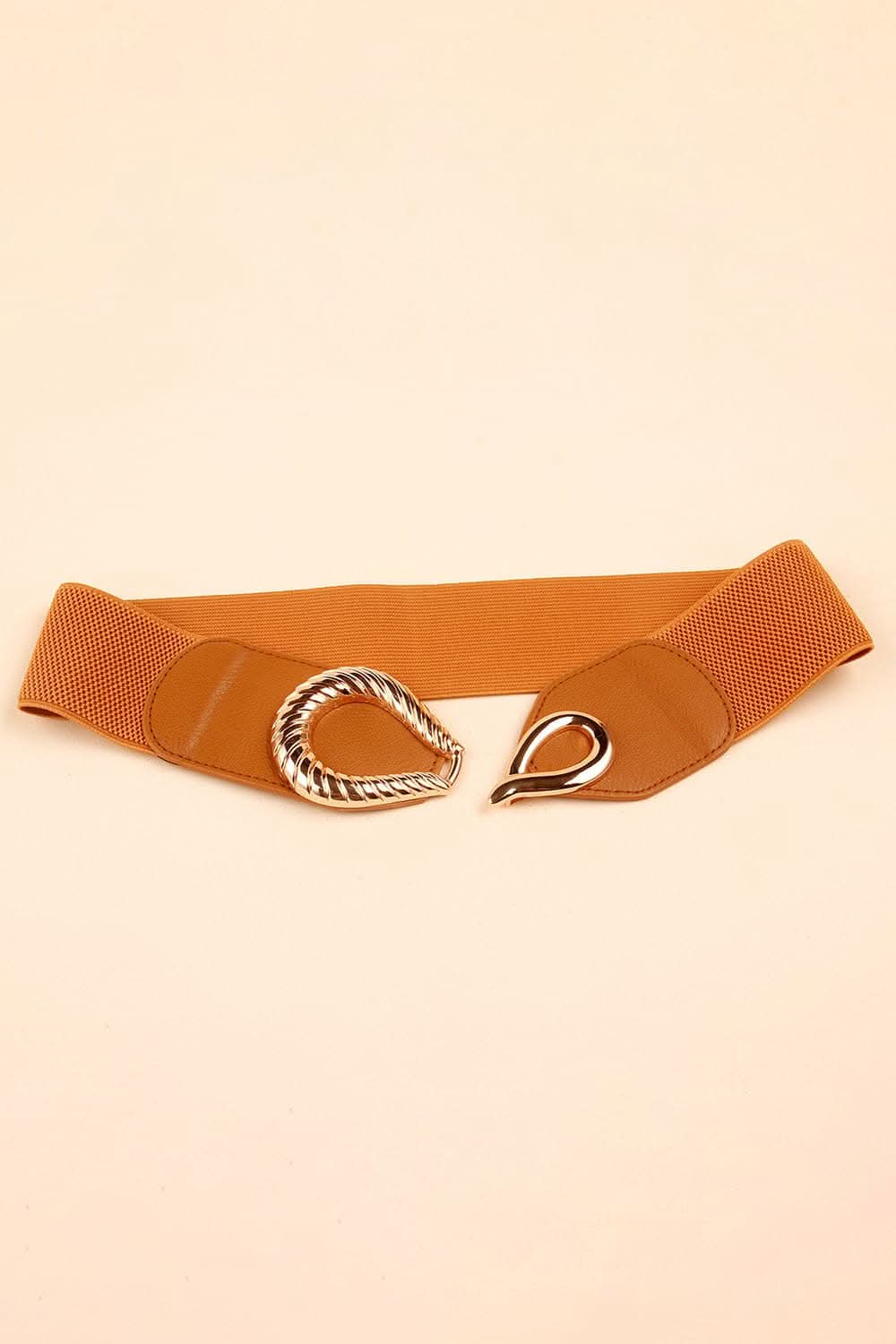 Stylish alloy buckle elastic belt 