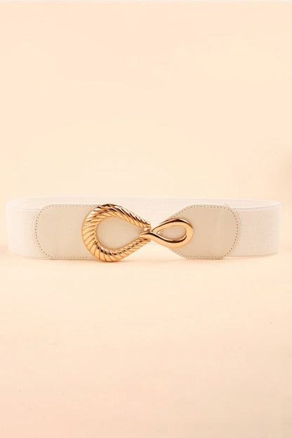 Stylish alloy buckle elastic belt 