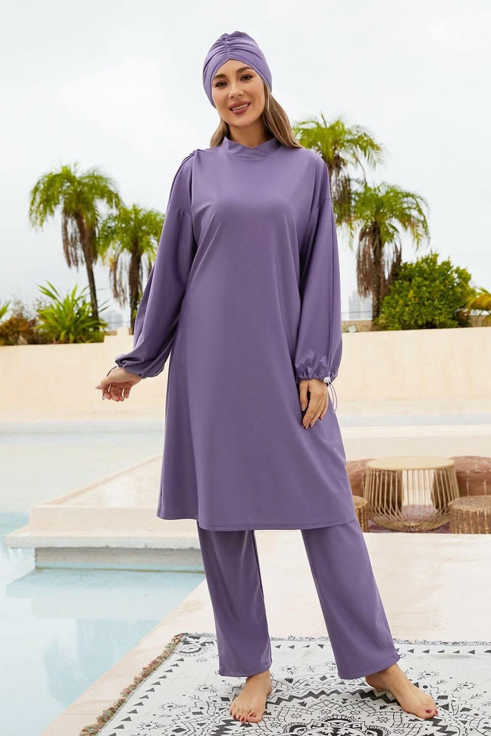 Stylish drawstring swim set - Love Salve 