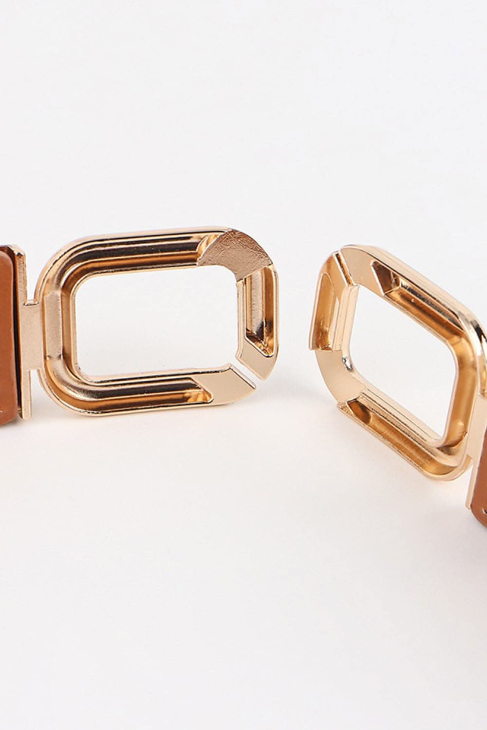 Stylish geometric stretch belt 