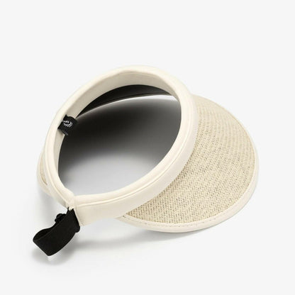 Stylish grass sun visor hat - Love Salve 