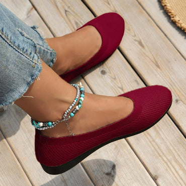 Stylish knitted ballet flats - Love Salve 