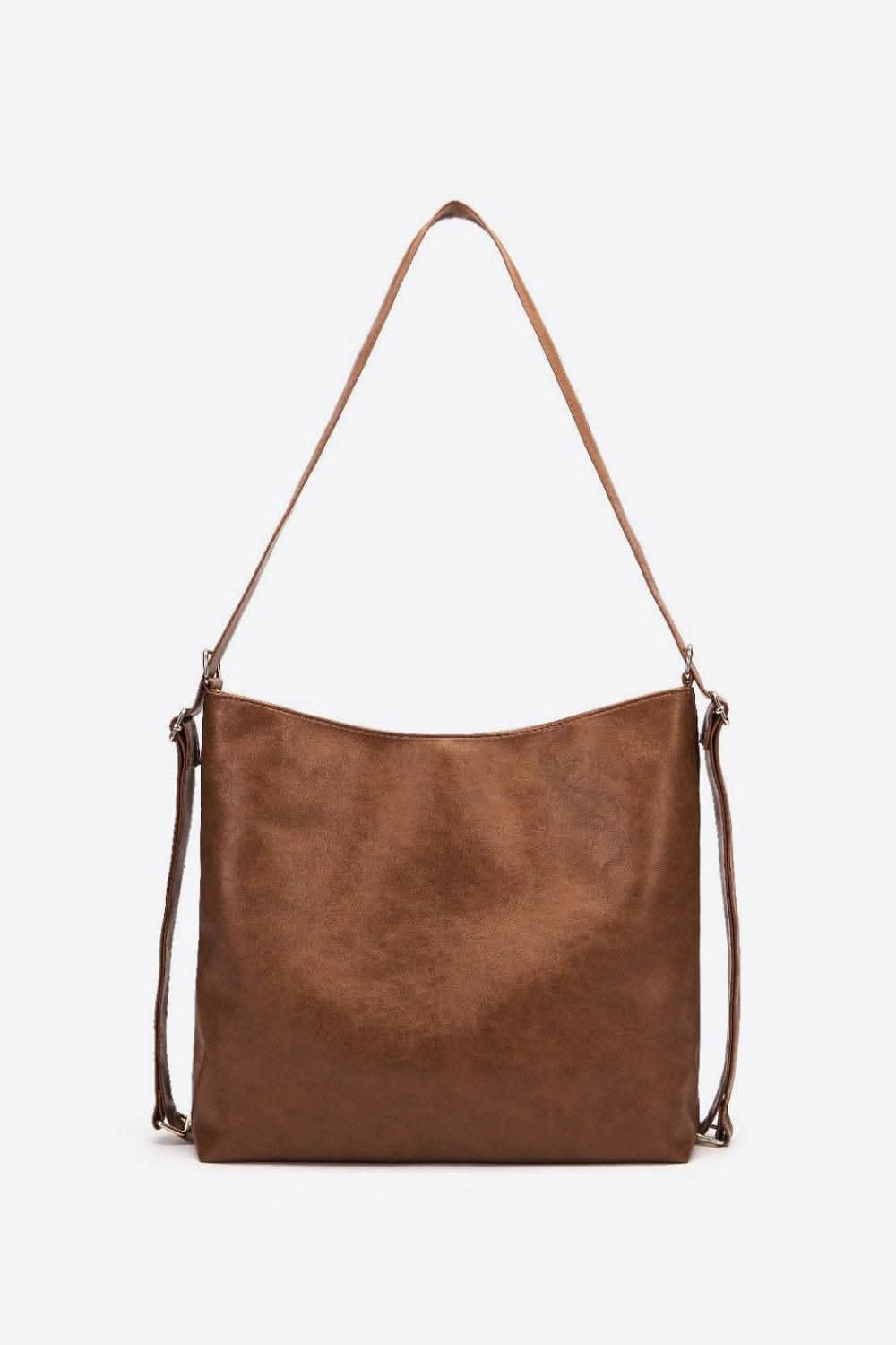 Stylish large PU leather crossbody bag - Love Salve 