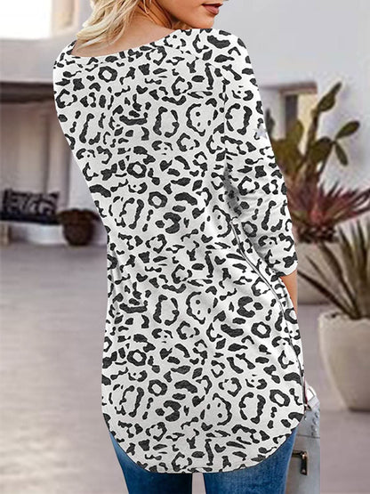 Stylish side zip long sleeve tee 