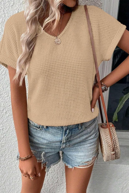 Stylish v-neck tee for all-day comfort 