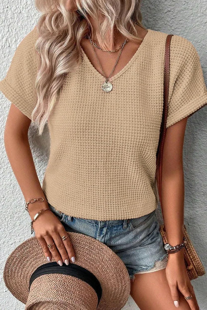 Stylish v-neck tee for all-day comfort 