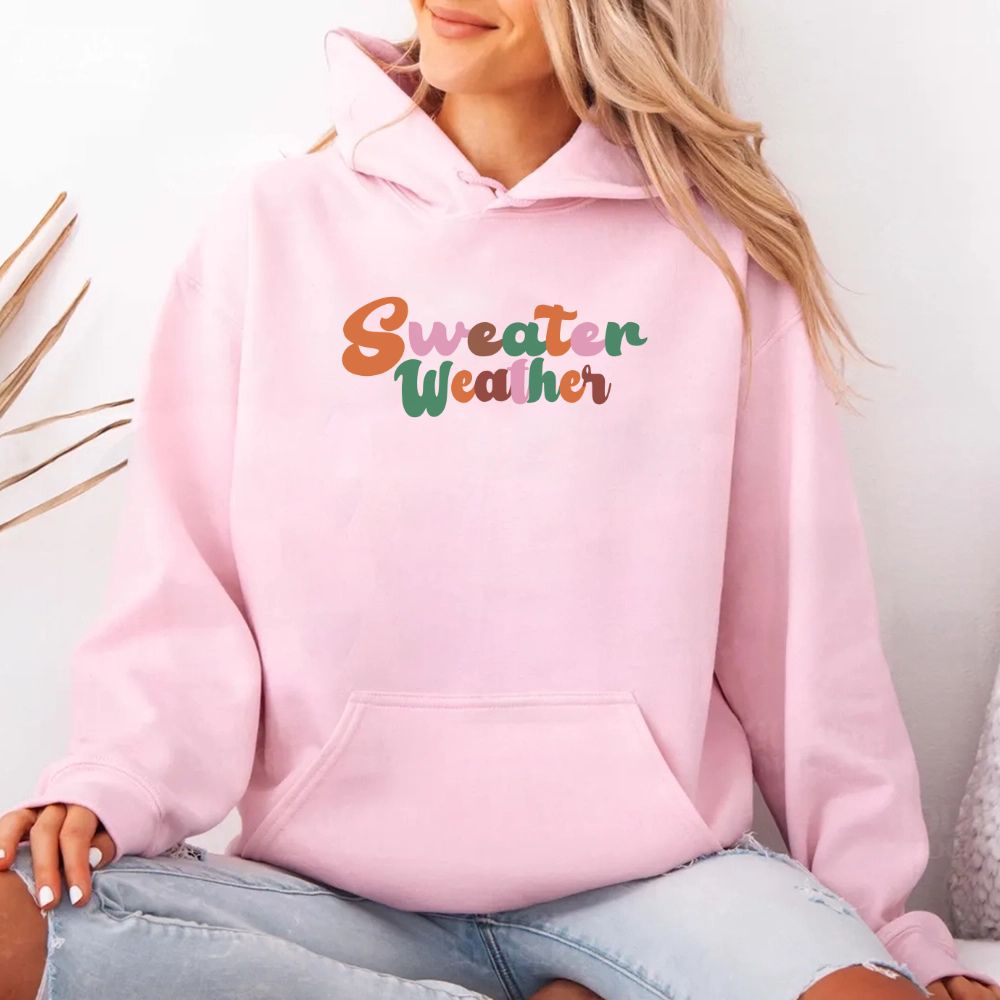 Sweater Weather Fall Vibes Hoodie Adorb Custom Tees