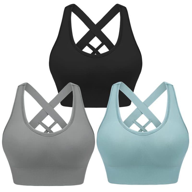 Women's nylon sports bra - year-round comfort