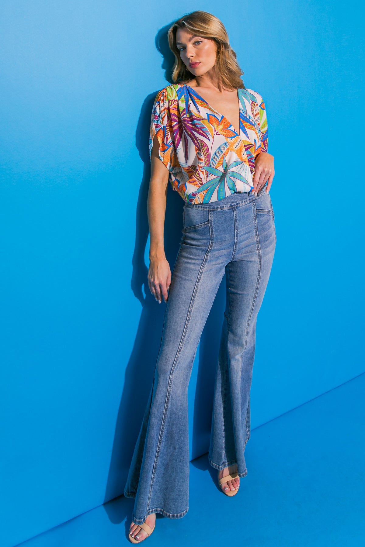 TAKE NOTES WOVEN BODYSUIT - Love Salve 