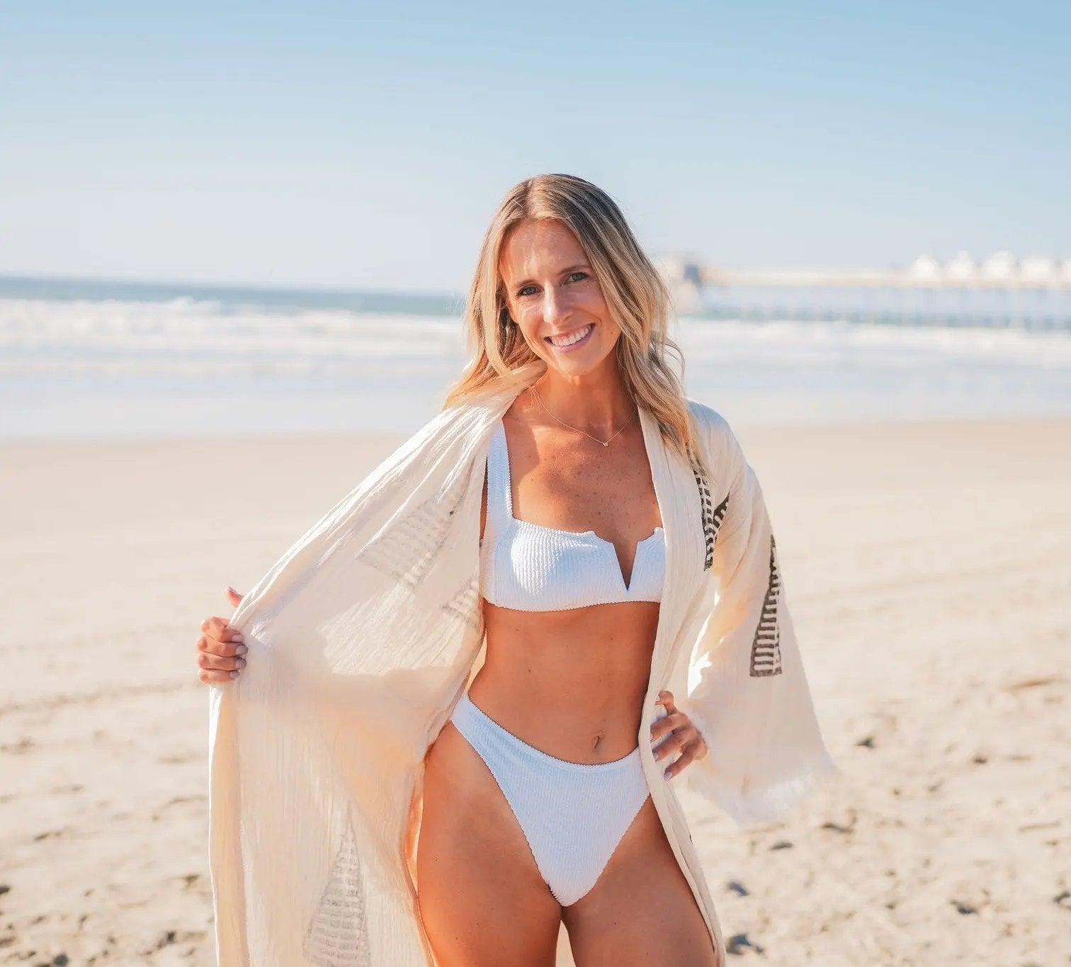 Muslin Cotton Kimono Bathrobe Soft Lightweight Turkish Cotton Robe - Love Salve 