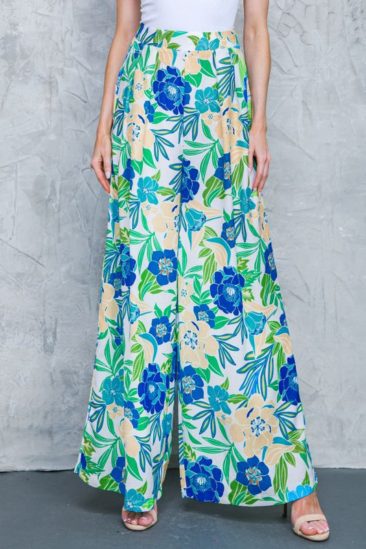 FLORAL IN THE WORLD WOVEN PANTS Flying Tomato