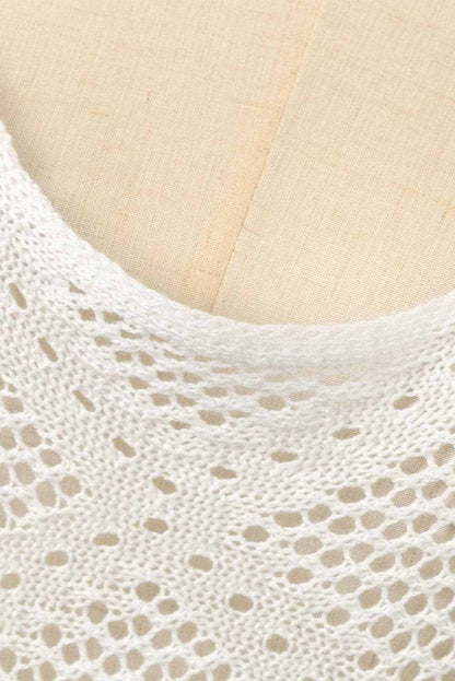 Tassel openwork beach dress - Love Salve 
