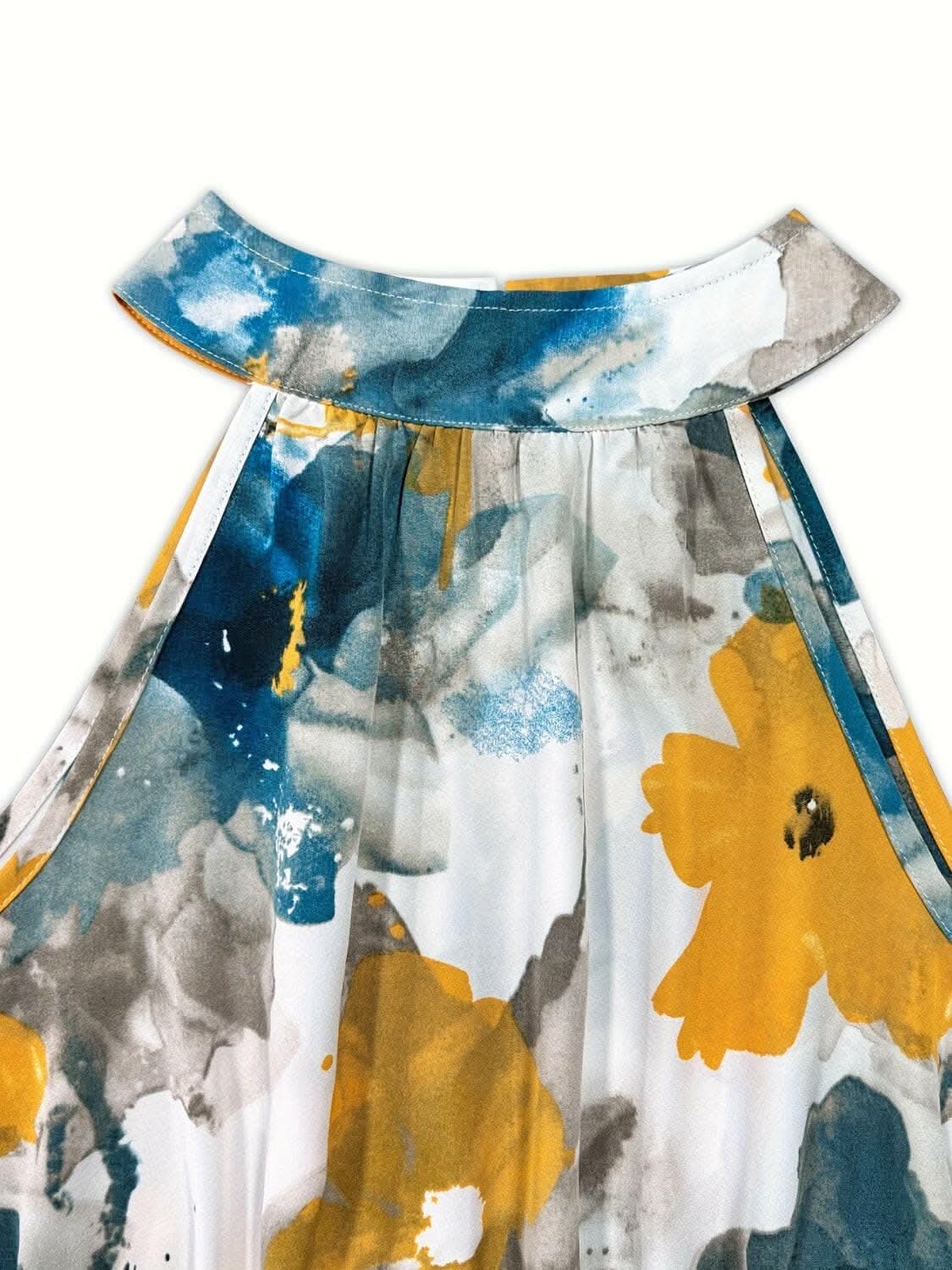 Tiered mock neck dress - elegant style - Love Salve 