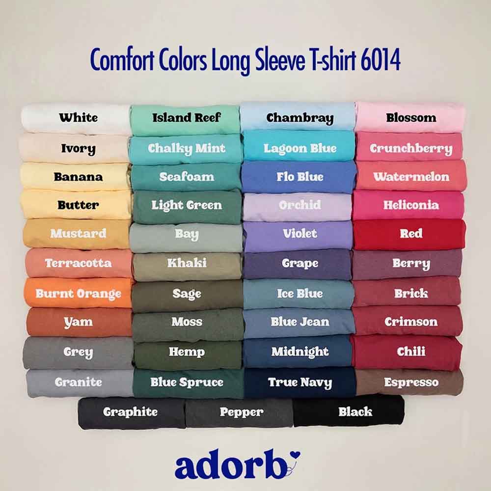 Tis The Season Comfort Colors Long Sleeve Christmas Shirt Adorb Custom Tees