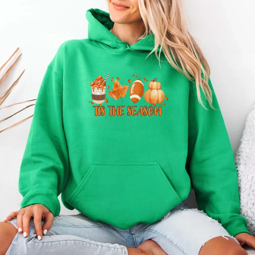 Tis The Season Fall Vibes Hoodie Adorb Custom Tees