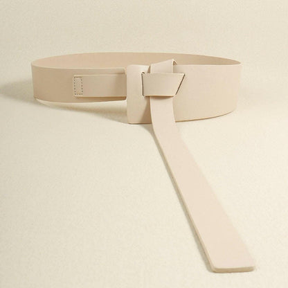 Trendy adjustable knot pu belt - Love Salve 