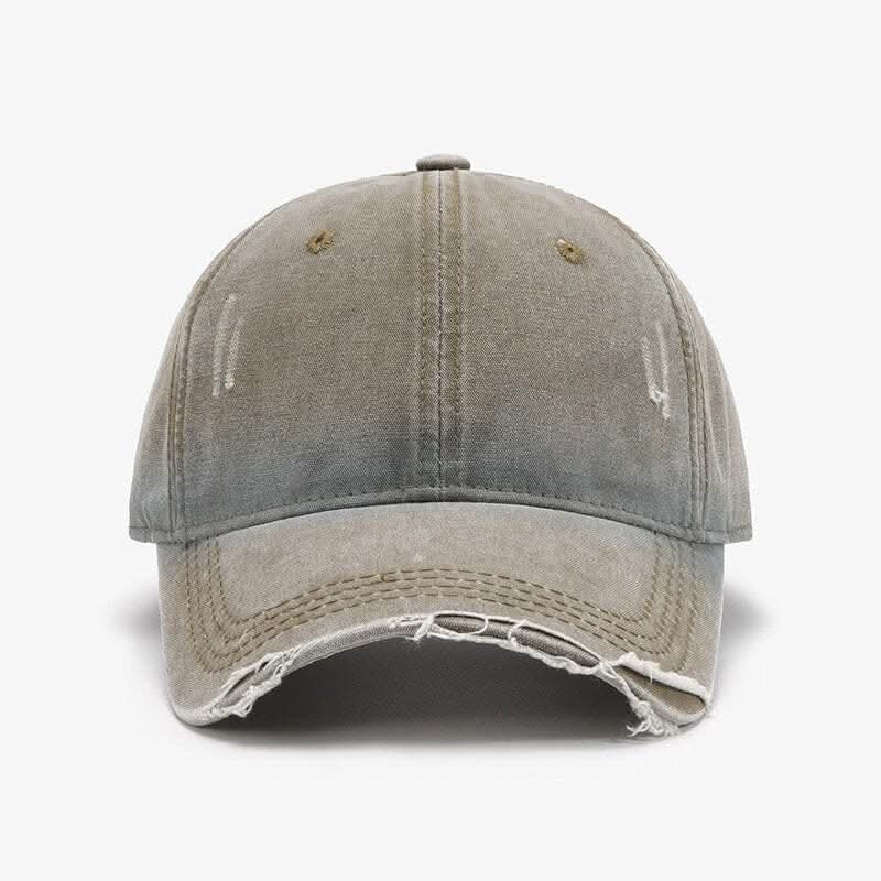 Trendy distressed cotton cap - Love Salve 