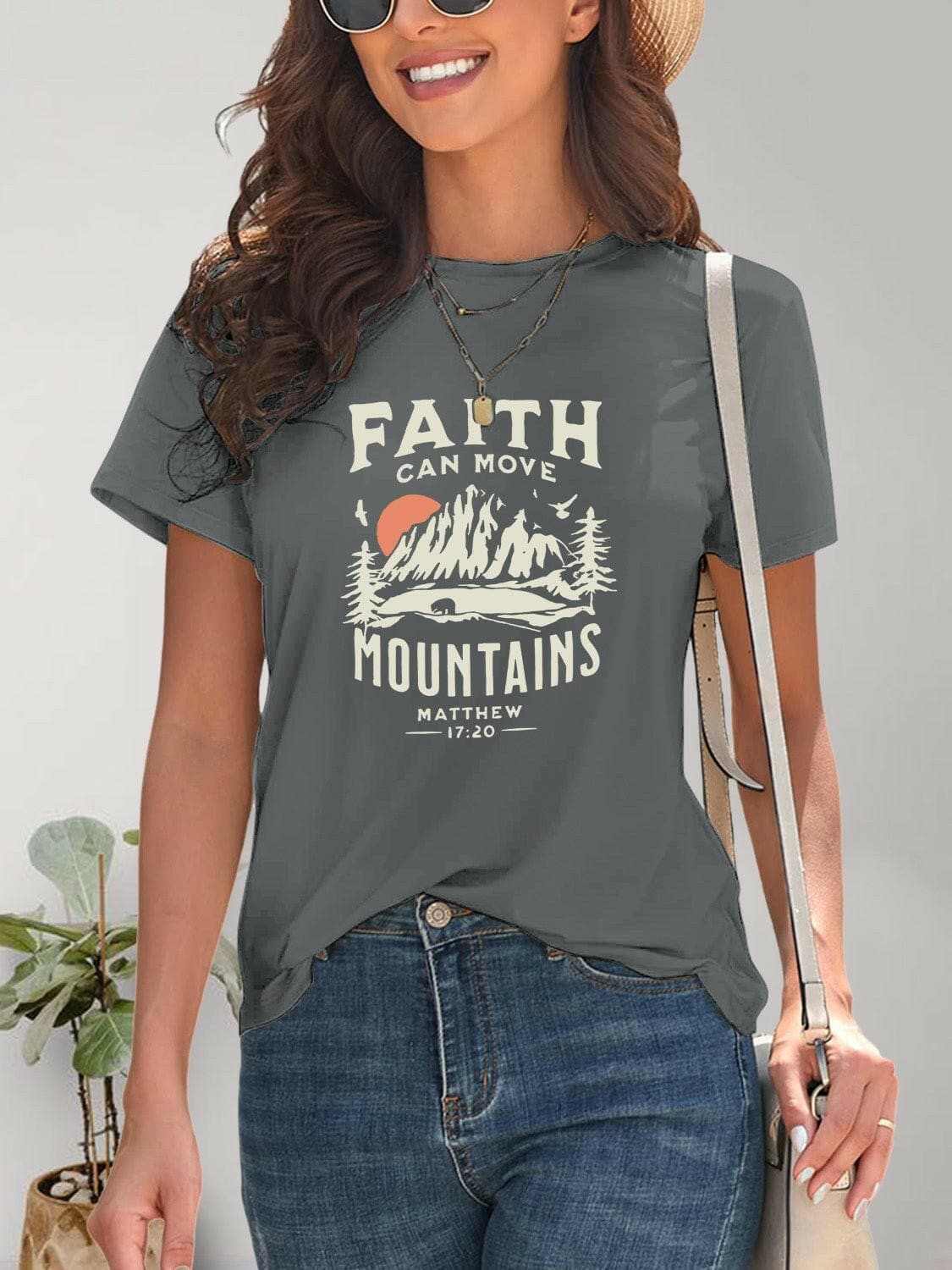 Trendy graphic tee for casual style - Love Salve 