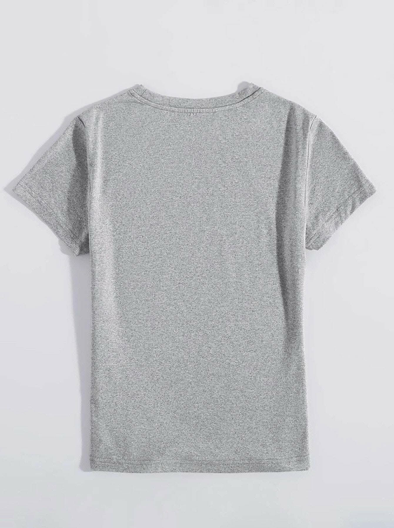 Trendy round neck tee - for peeps sake 
