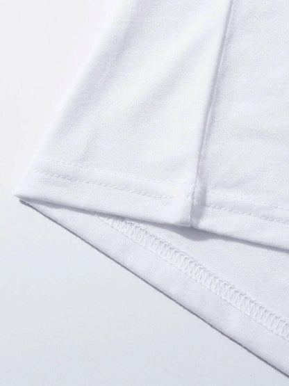 Trendy round neck tee - for peeps sake 