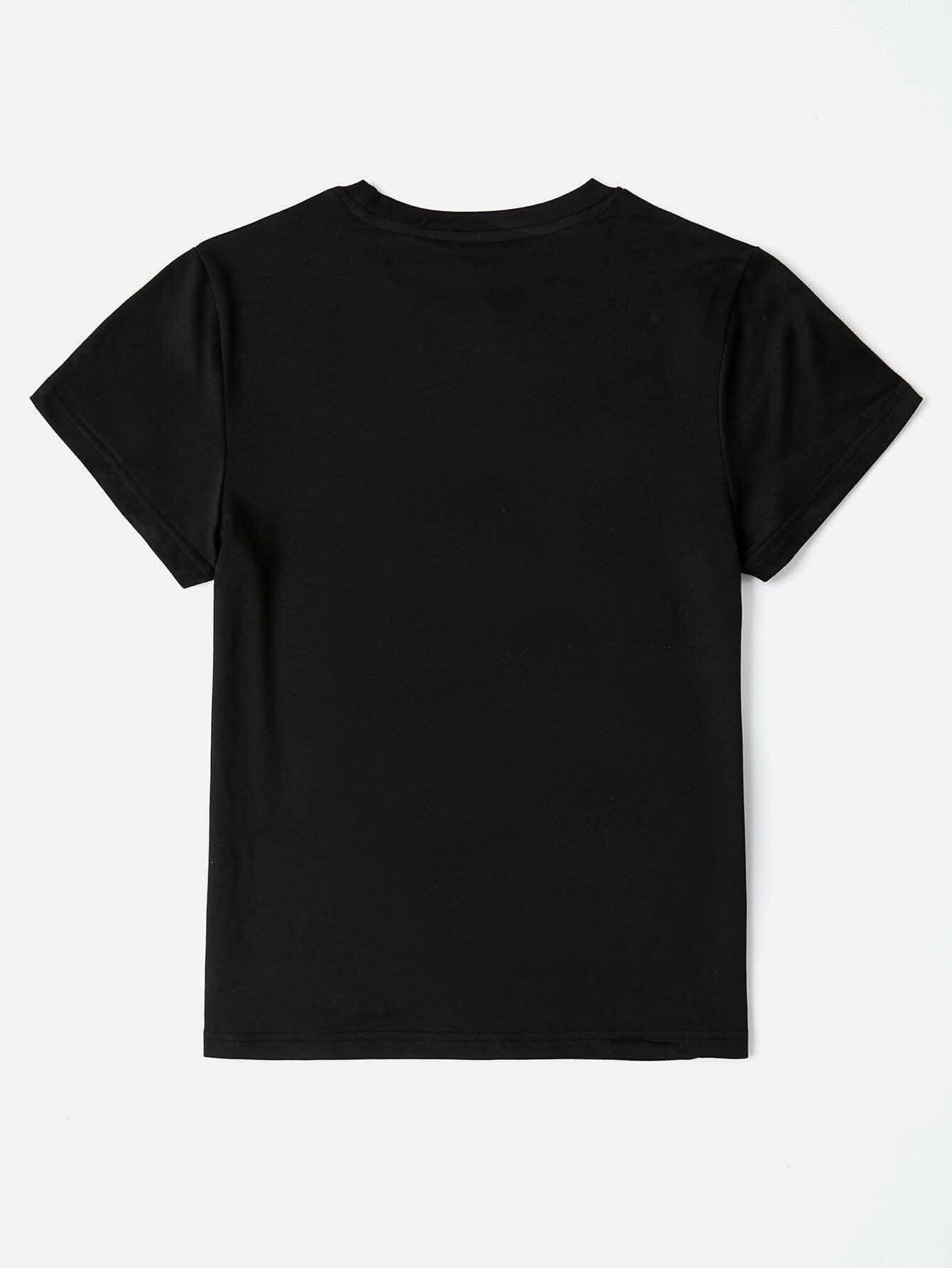 Trendy round neck tee - for peeps sake 