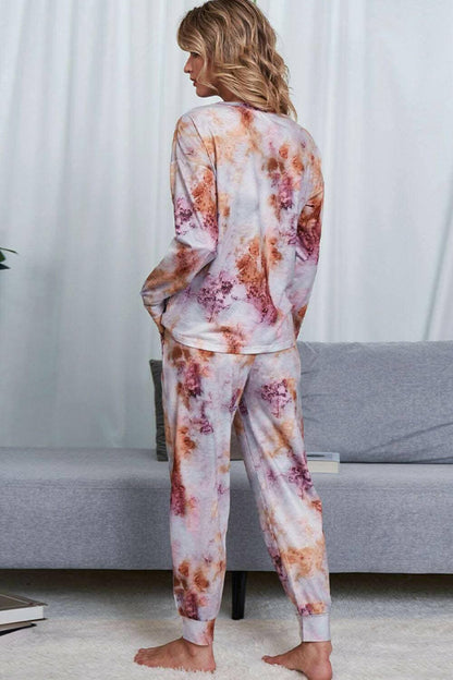 Trendy tie-dye lounge set 
