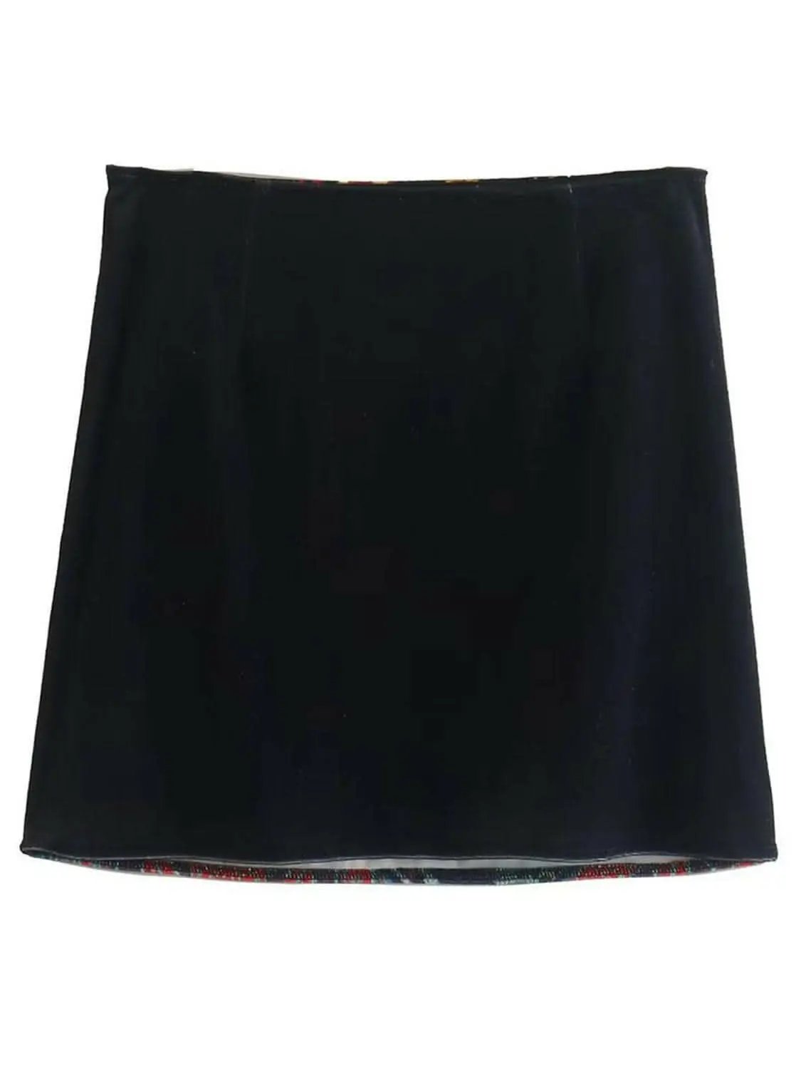 Trendy zipper detail mini skirt - Love Salve 