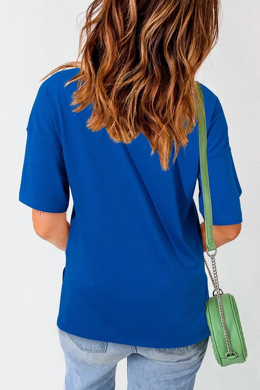 US flag sequin half sleeve tee - Love Salve 